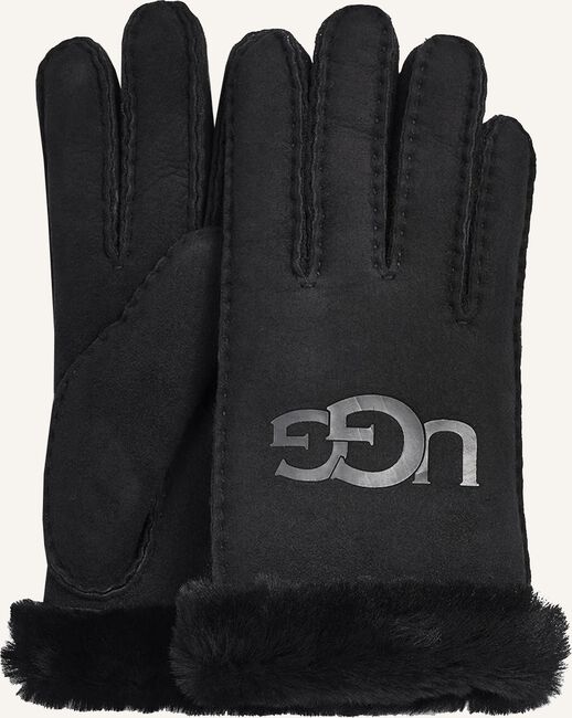 Schwarze UGG Handschuhe SHEEPSKIN LOGO Schwarze UGG Handschuhe SHEEPSKIN LOGO - large