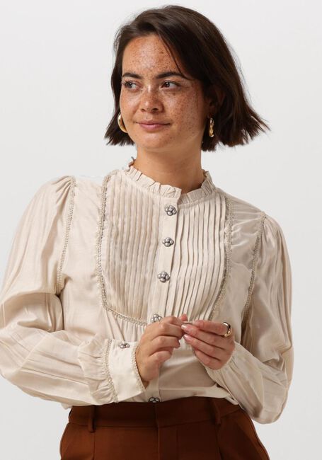 Weiße NUKUS Blusen MYANMAR BLOUSE - large