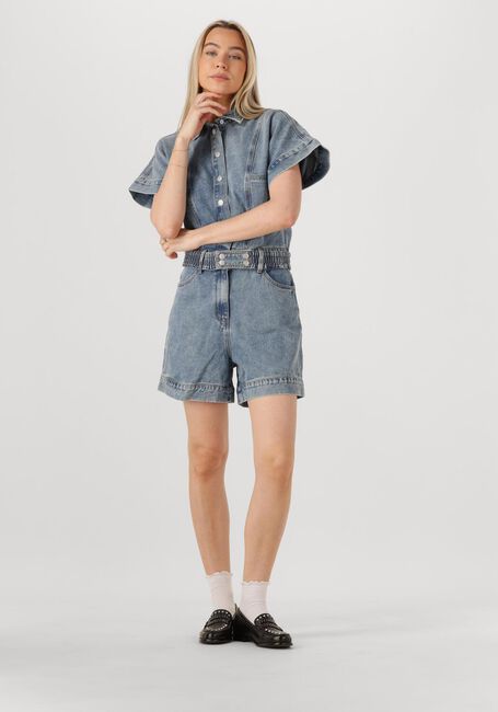 Blaue ROUGE EDIT Jumpsuit ROUJOLIE 2/4 DENIM PLAYSUIT - large