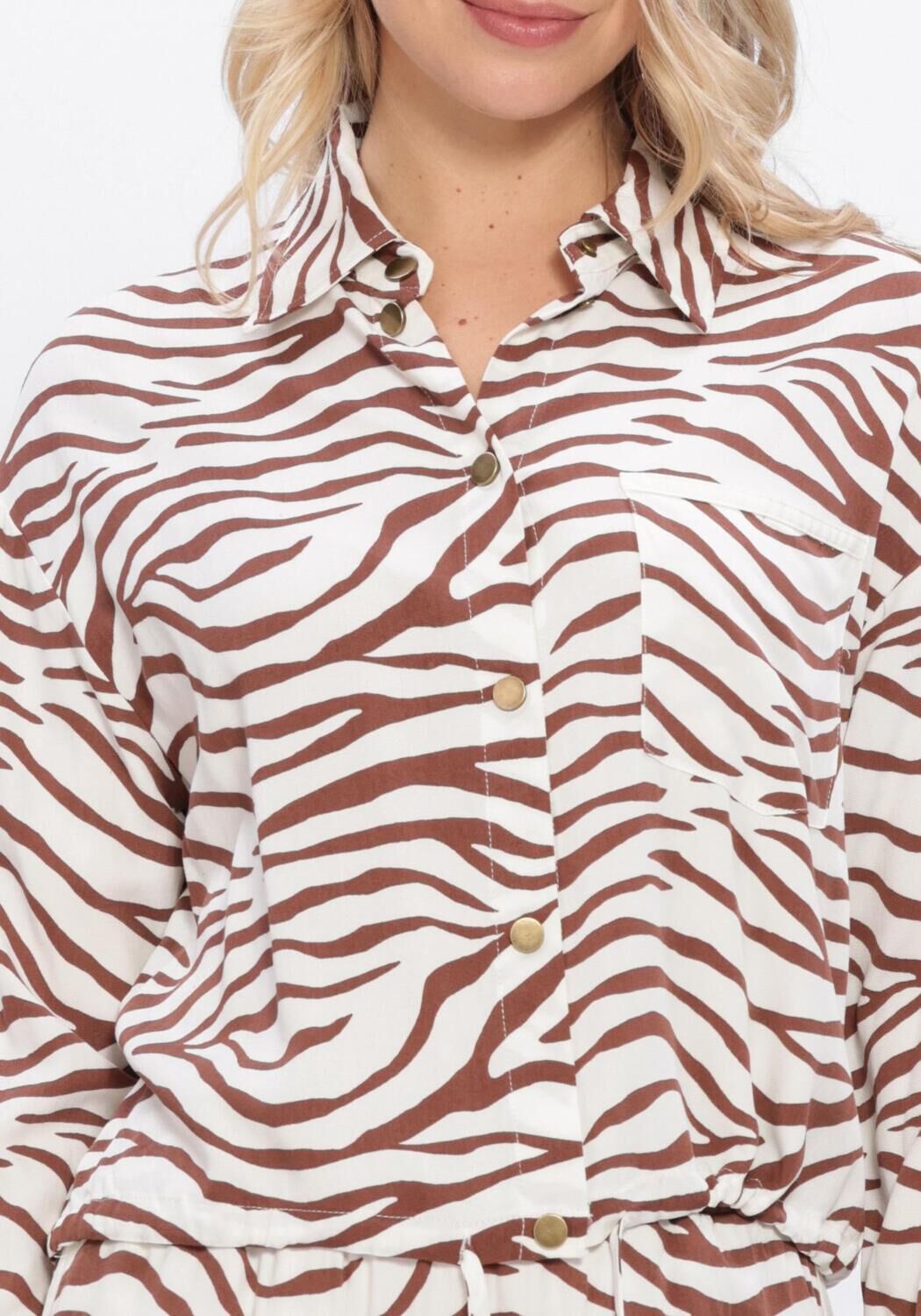 Mehrfarbige/Bunte YDENCE Blusen BLOUSE NIELIE - large