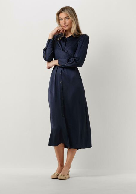 Dunkelblau SUMMUM Midikleid DRESS SILKY TOUCH - large