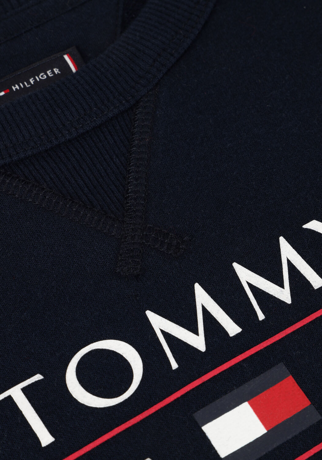 Dunkelblau TOMMY HILFIGER Sweatshirt TOMMY FLAG HILFIGER SWEATSHIR - large