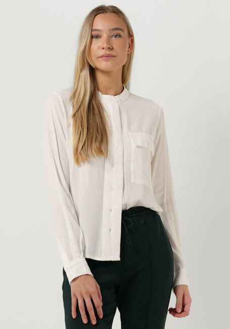 Weiße SIMPLE Blusen EVIA WV-LYOCEL-22-3 - large