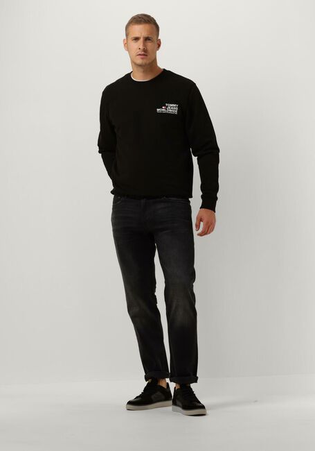 Schwarze TOMMY JEANS Sweatshirt TJM REG ENTRY GRAPHIC CREW - large
