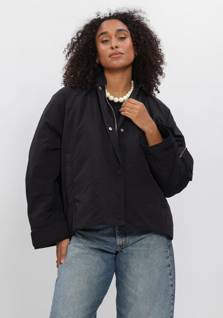 Schwarze WITHBLACK Wattierte Jack WBLGRAPPY BOMBER - large