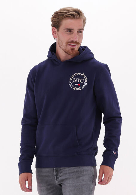 Dunkelblau TOMMY JEANS Sweatshirt TJM TIMELESS CIRCLE HOODIE - large
