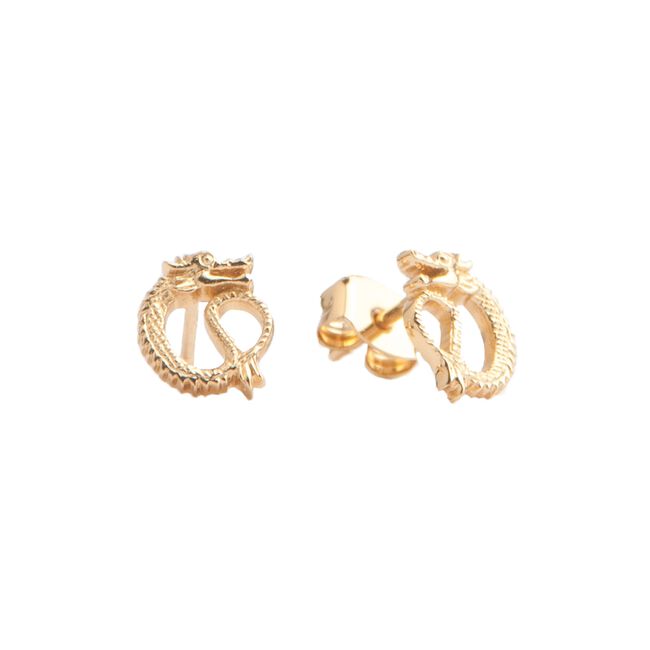 Goldfarbene ATLITW STUDIO Ohrringe PARADE EARRINGS DRAGON Goldfarbene ATLITW STUDIO Ohrringe PARADE EARRINGS DRAGON - large