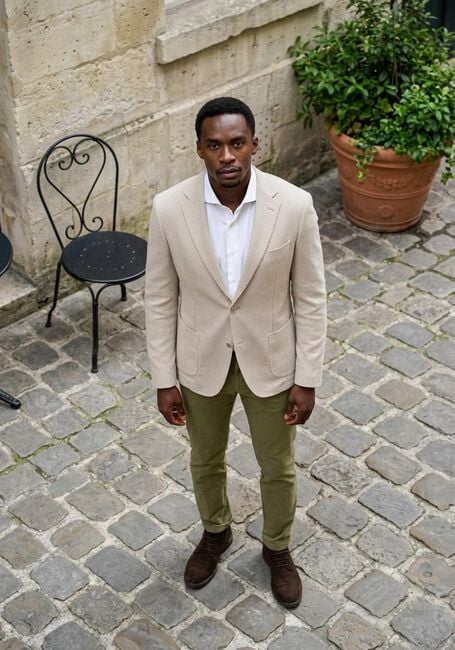 Gr&uuml;ne BOSS BLACK Chino KAITON - large