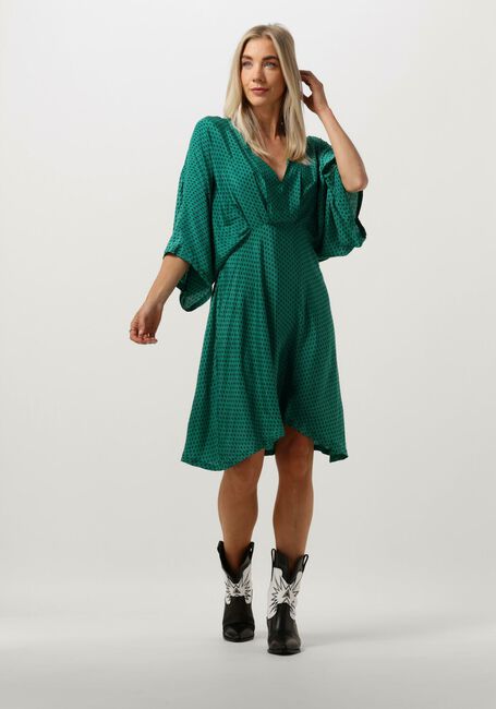 Gr&uuml;ne SISSEL EDELBO Midikleid RODRIGO SHORT CAFTAN DRESS - large