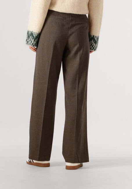 Braune OBJECT Weite Hose OBJKARA HW STRAIGHT PANT 142 - large