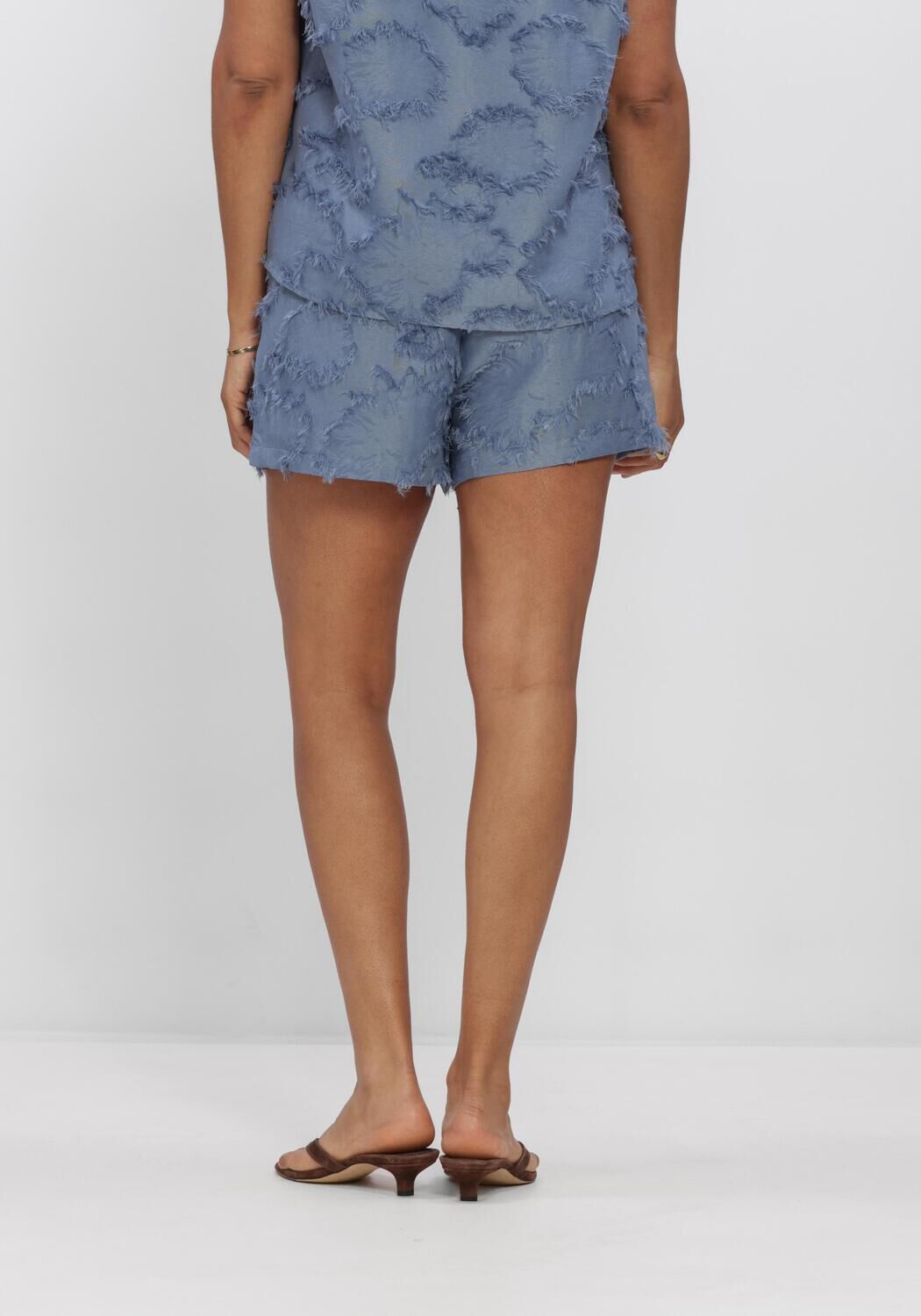 Blaue STUDIO AMAYA Hosen SOFIA SHORT - large