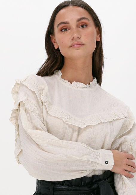 Sand BY-BAR Blusen FELINE SLUB BLOUSE - large