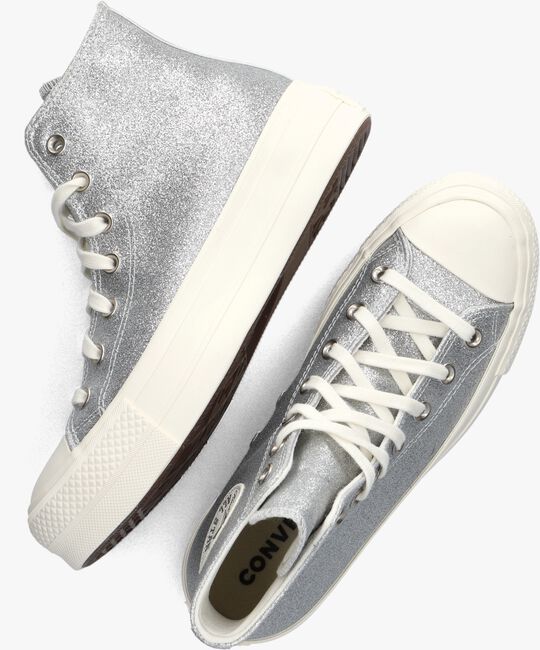 Silberne CONVERSE Sneaker high CHUCK TAYLOR ALL STAR LIFT - large