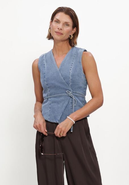 Blaue NEO NOIR Gilet SAMARA DENIM WAISTCOAT - large