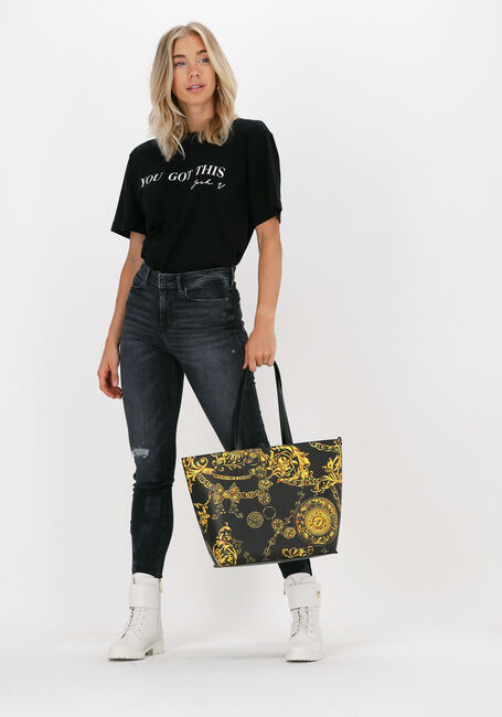 Schwarze GUESS Skinny jeans 1981 BOTTOM ZIP - large