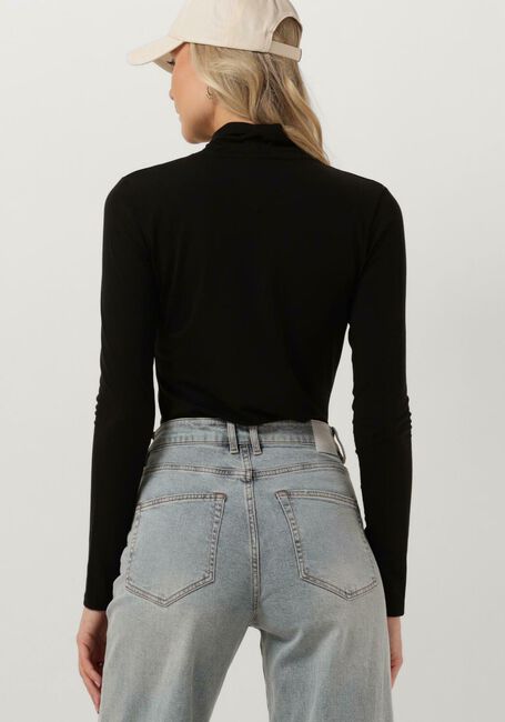 Schwarze TOMMY JEANS Rollkragenpullover TJW SLIM BADGE TURTLENECK - large