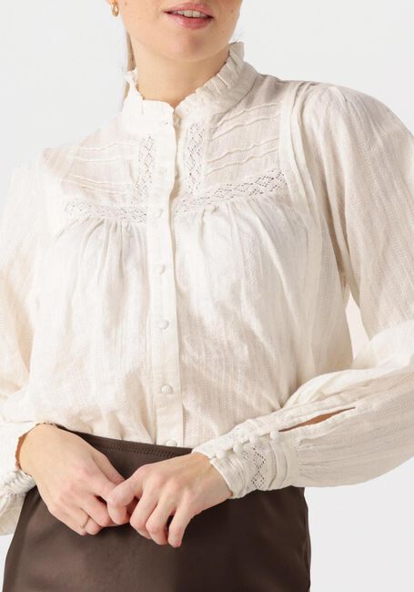 Weiße NEO NOIR Blusen BRIA DOBBY BLOUSE - large