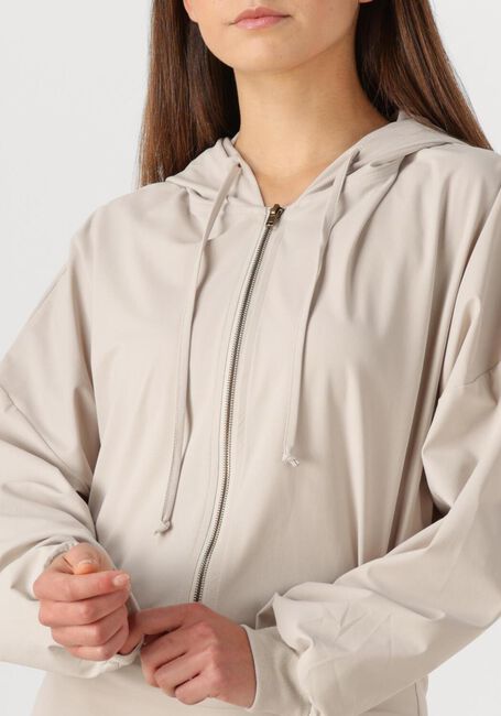 Beige PENN & INK Strickjacke HOODIE - large