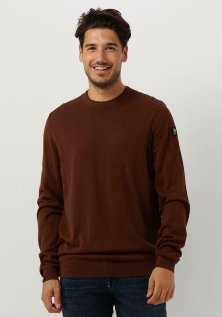 Braune VANGUARD Pullover CREWNECK COTTON MODAL - large