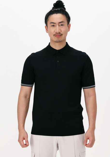 Schwarze GENTI Polo-Shirt K5076-1260 - large