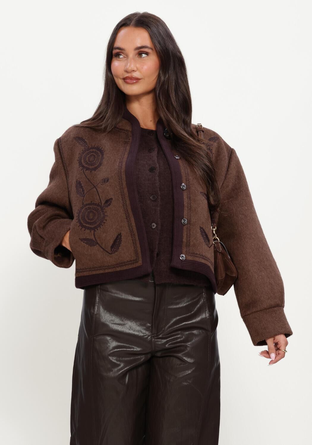 Braune ANTIK BATIK Jack WILLOW JACKET - large