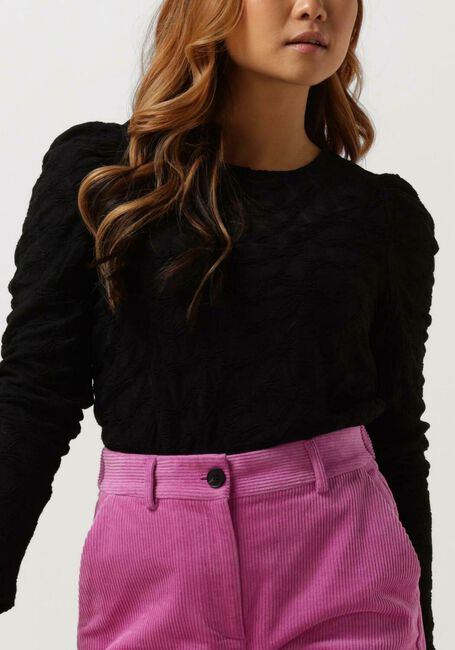 Schwarze CO'COUTURE Top DALIA DRAPE BLOUSE - large
