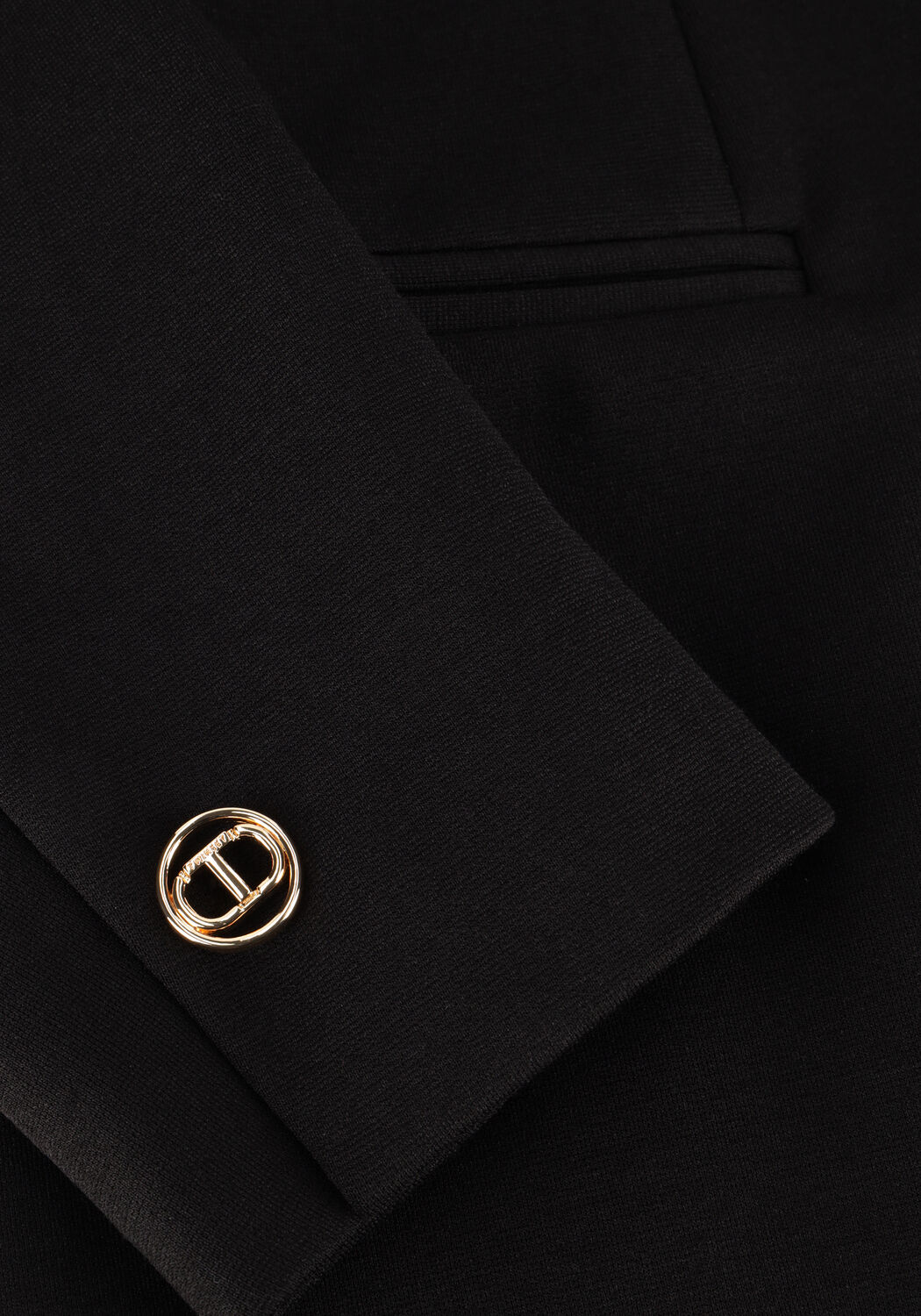 Schwarze TWINSET MILANO Minikleid 242TP2400 - large