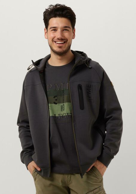 Dunkelblau PME LEGEND Jack ZIP JACKET INTERLOCK SWEAT - large