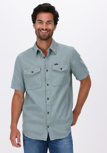 Grüne G-STAR RAW Casual-Oberhemd MARINE SLIM SHIRT S\S - large