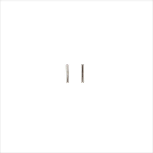 Silberfarbig ATLITW STUDIO Ohrringe PETITE EARRINGS STRIP - large