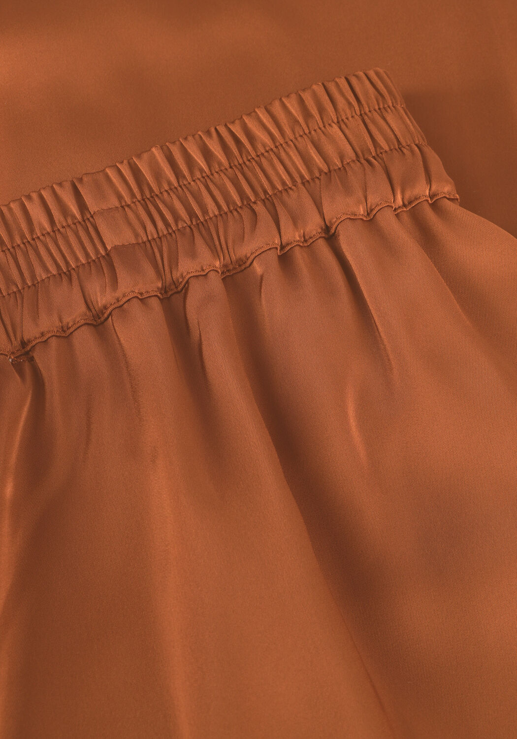 Camelfarbene GESTUZ Weite Hose GZJESSIE HW PANTS - large