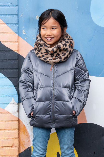 Blaue LIKE FLO Wattierte Jack ASHLEY FLO GIRLS HOODED JACKET - large