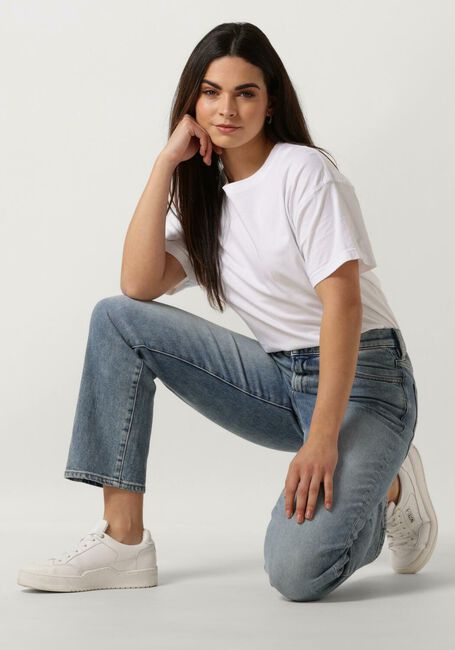 Hellblau G-STAR RAW Straight leg jeans VIKTORIA HIGH STRAIGHT WMN - large