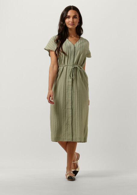 Grüne OBJECT Midikleid OBJAMANDA RE S/L DRESS - large