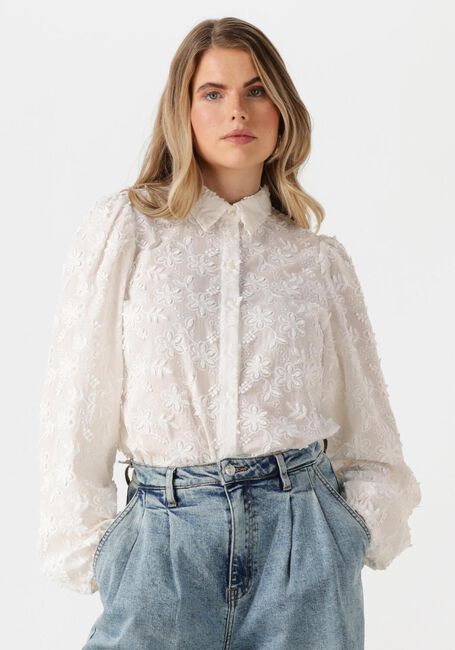 Weiße AAIKO Blusen LIEN LONG SLEEVE CO 510 - large