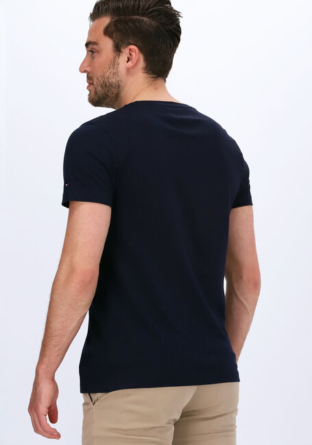 Blaue TOMMY HILFIGER T-shirt TOMMY LOGO TEE - large