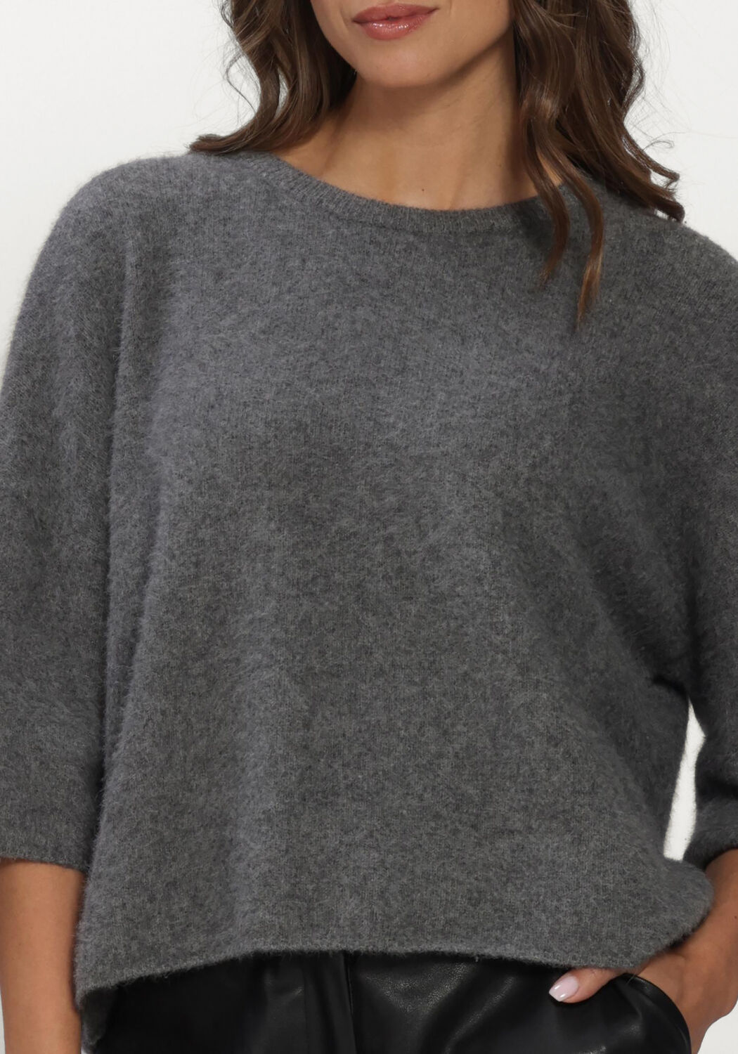 Anthrazit KNIT-TED Tops & T-shirts HANS TOP - large