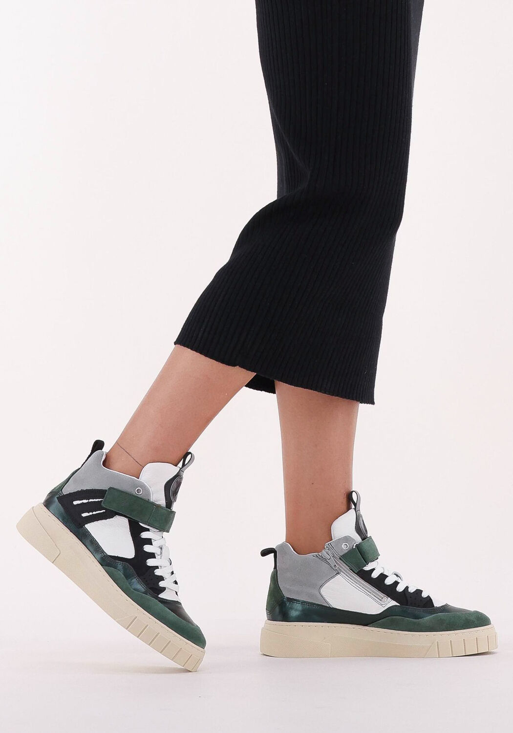 Gr&uuml;ne RED-RAG Sneaker High 71538 - large