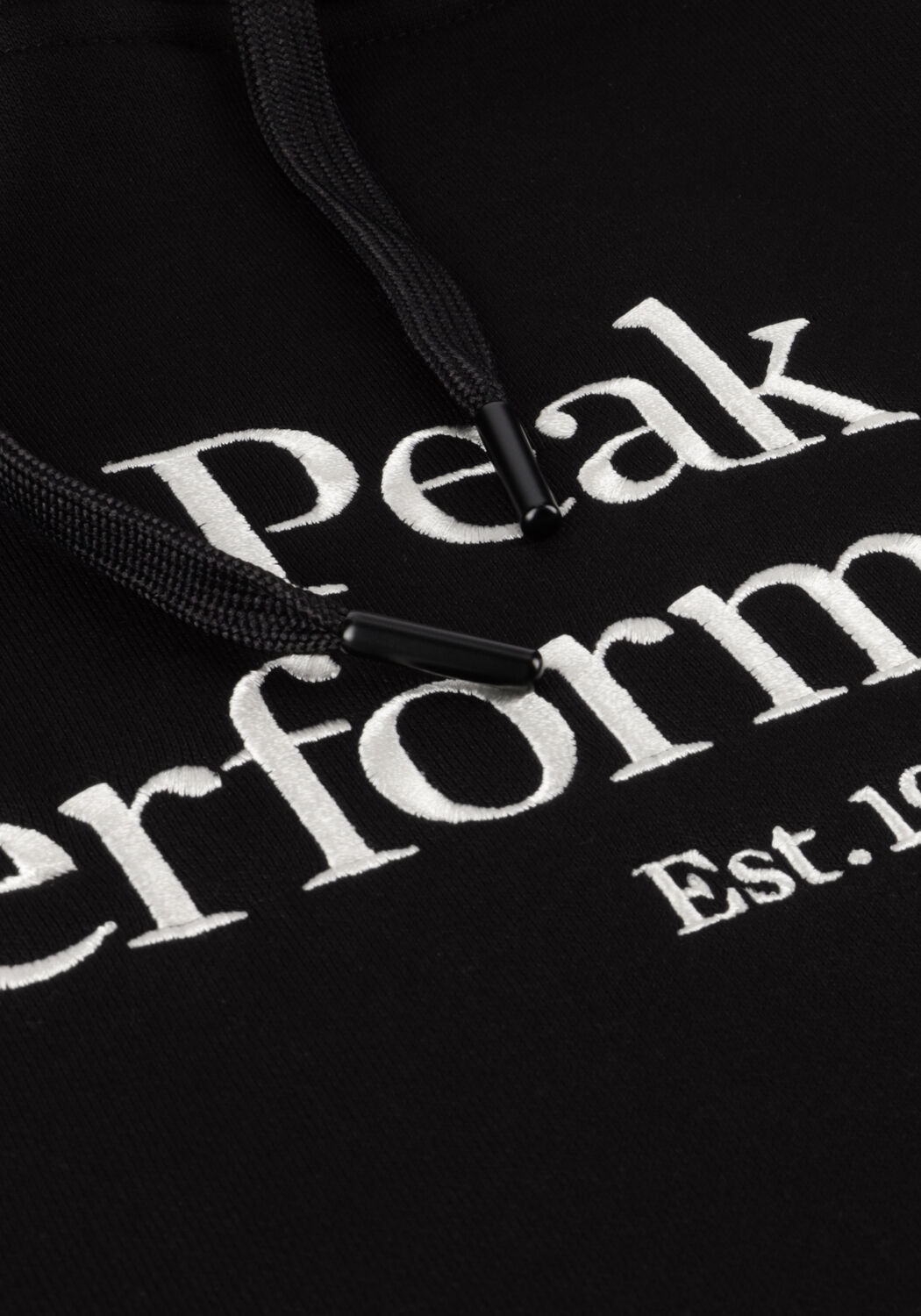 Schwarze PEAK PERFORMANCE Sweatshirt M ORIGINAL HOOD - large