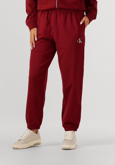 Bordeaux CALVIN KLEIN Jogginghose MONOLOGO FRENCH TERRY JOGGER - large