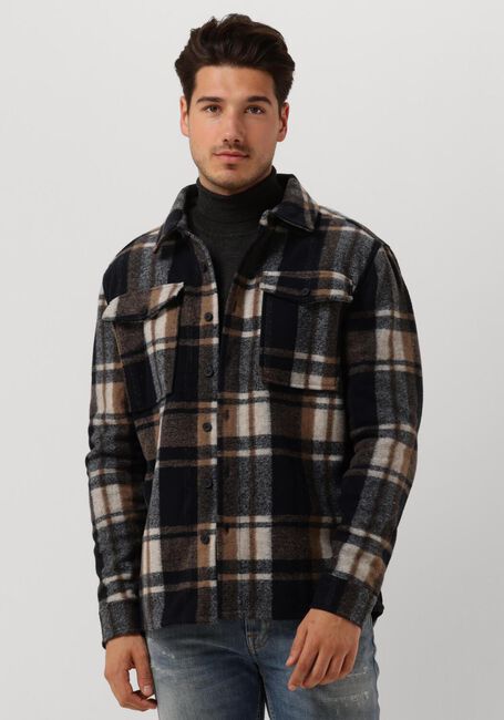 Dunkelblau PUREWHITE Overshirt CHECK WOOL LOOK SHIRT - large