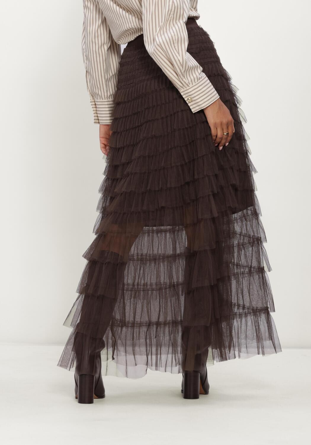 Braune CO'COUTURE Maxirock 34238 JADECC SKIRT - large