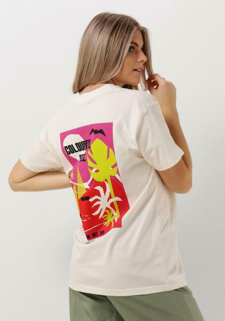 Weiße COLOURFUL REBEL T-shirt SOL DER SUR BROXY TEE - large