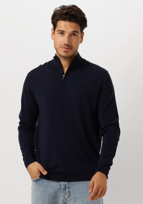 Dunkelblau PROFUOMO Pullover PULLOVER HALF ZIP - large
