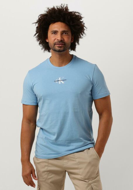 Hellblau CALVIN KLEIN T-shirt MONOLOGO REGULAR TEE - large