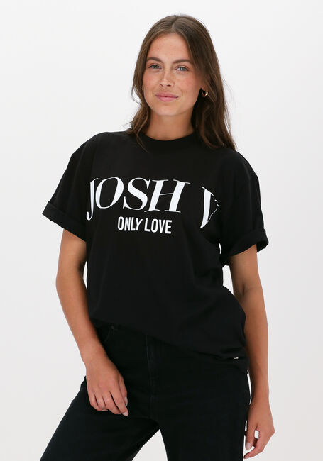 Schwarze JOSH V T-shirt TEDDY ONLY LOVE - large