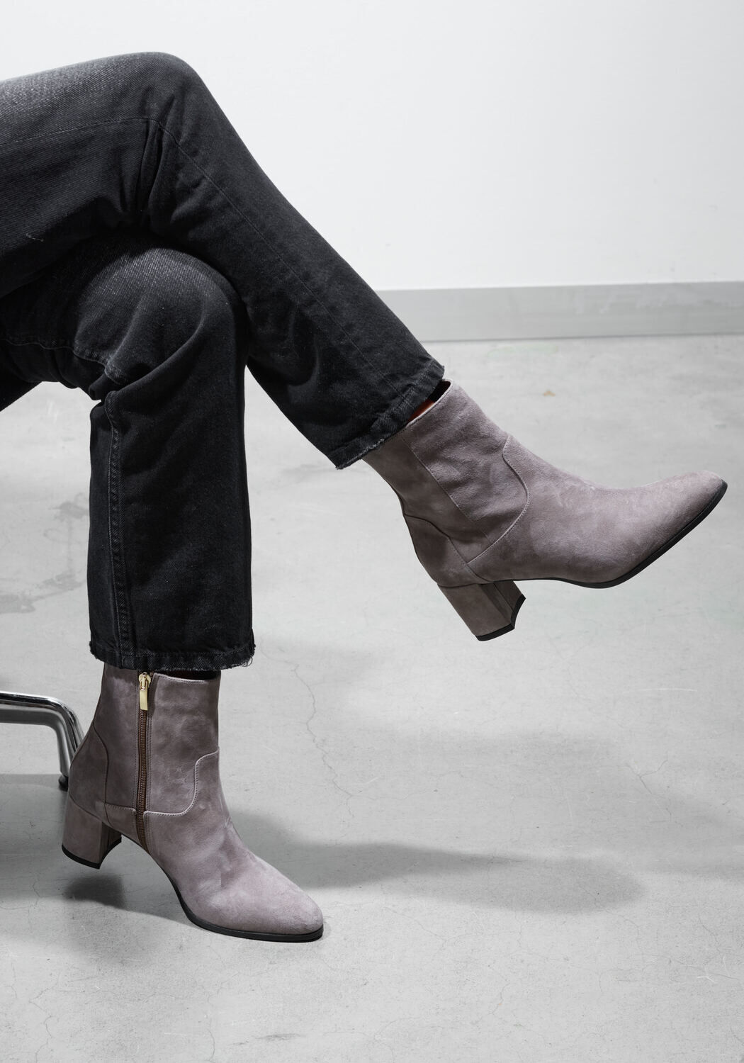 Graue LINA LOCCHI Stiefeletten 8543 - medium