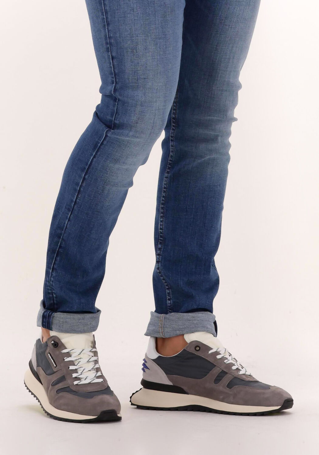 Graue FLORIS VAN BOMMEL Sneaker Low SFM-10116-01 - large