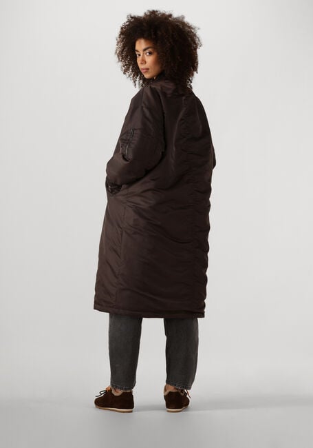 Schwarze MY ESSENTIAL WARDROBE Wattierte Jack HELGAMW REVERSABLE LONG JACKET - large