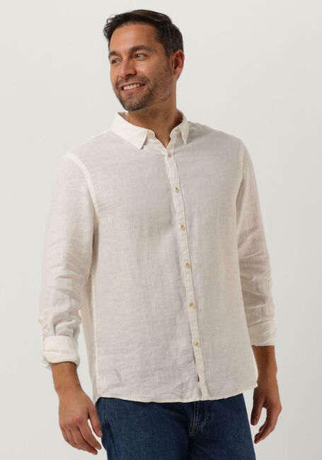 Wei&szlig;e SCOTCH & SODA Casual-Oberhemd REGULAR-FIT LINEN SHIRT WITH SLEEVE ROLL-UP - large
